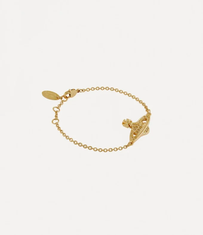 Bracciale con catena a bassorilievo