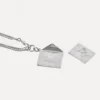 Collana con pendente a forma di busta di San Valentino