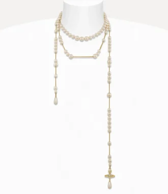 Collana di perle rotte