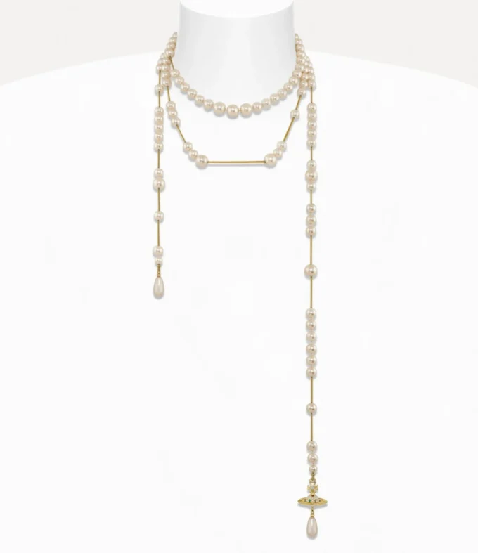 Collana di perle rotte