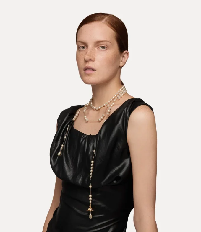 Collana di perle rotte