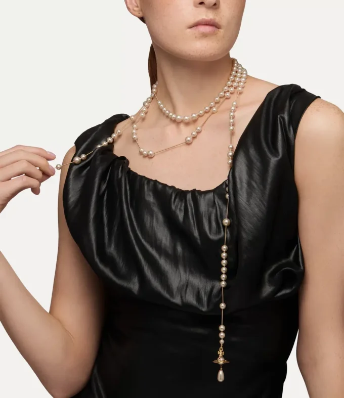 Collana di perle rotte