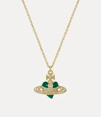 Nuova collana con pendente a cuore con diamanti