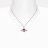 Nuova collana con pendente a cuore con diamanti
