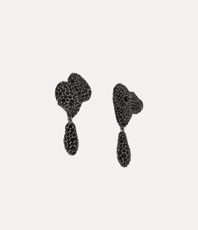 Orecchini Mimosa Pave