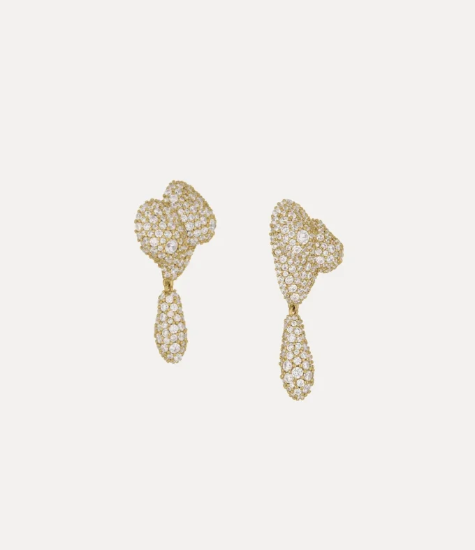 Orecchini Mimosa Pave