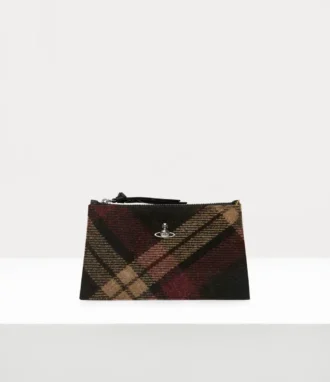 Pochette piccola piatta con zip