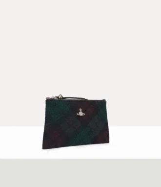 Pochette piccola piatta con zip