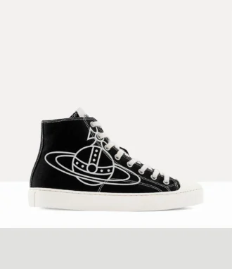 Scarpe da ginnastica alte in tela