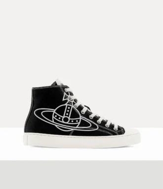 Scarpe da ginnastica alte in tela