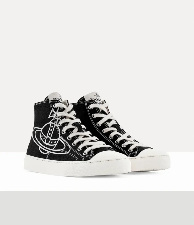 Scarpe da ginnastica alte in tela