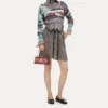 Top corto Broken Fair Isle